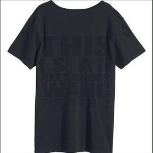 Alexander Wang - Black Short Sleeve Workout Tee